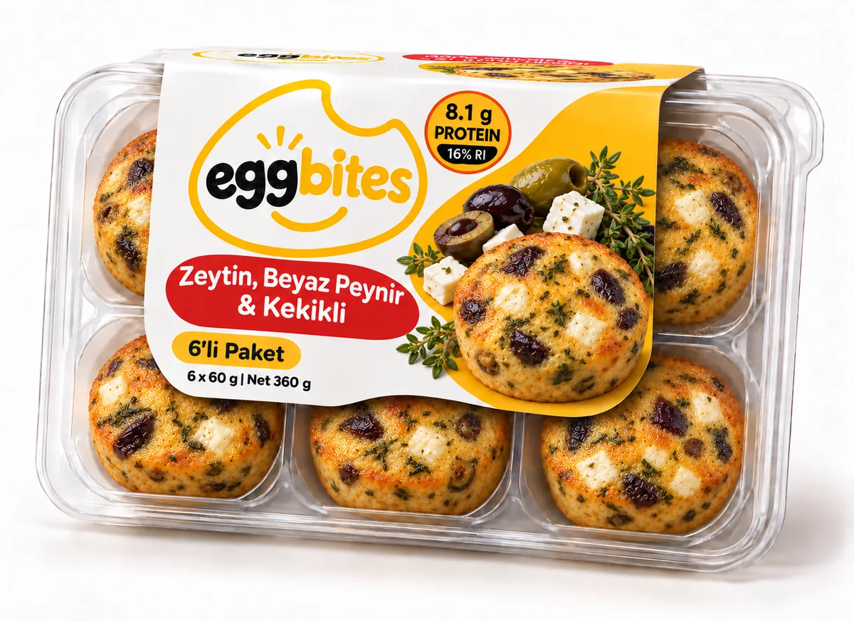 Olive, Feta & Oregano Egg Bites pack front