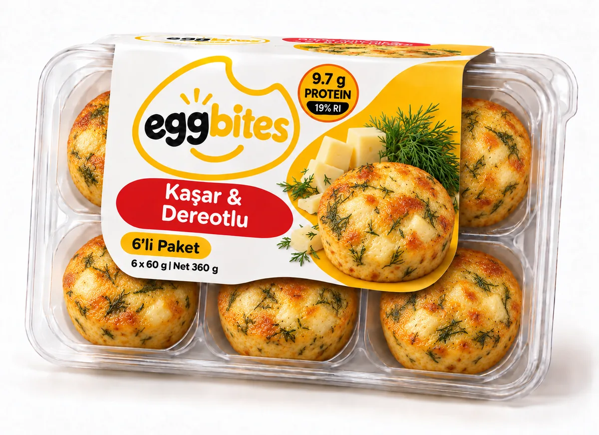 Kashar Cheese & Dill Egg Bites pack front