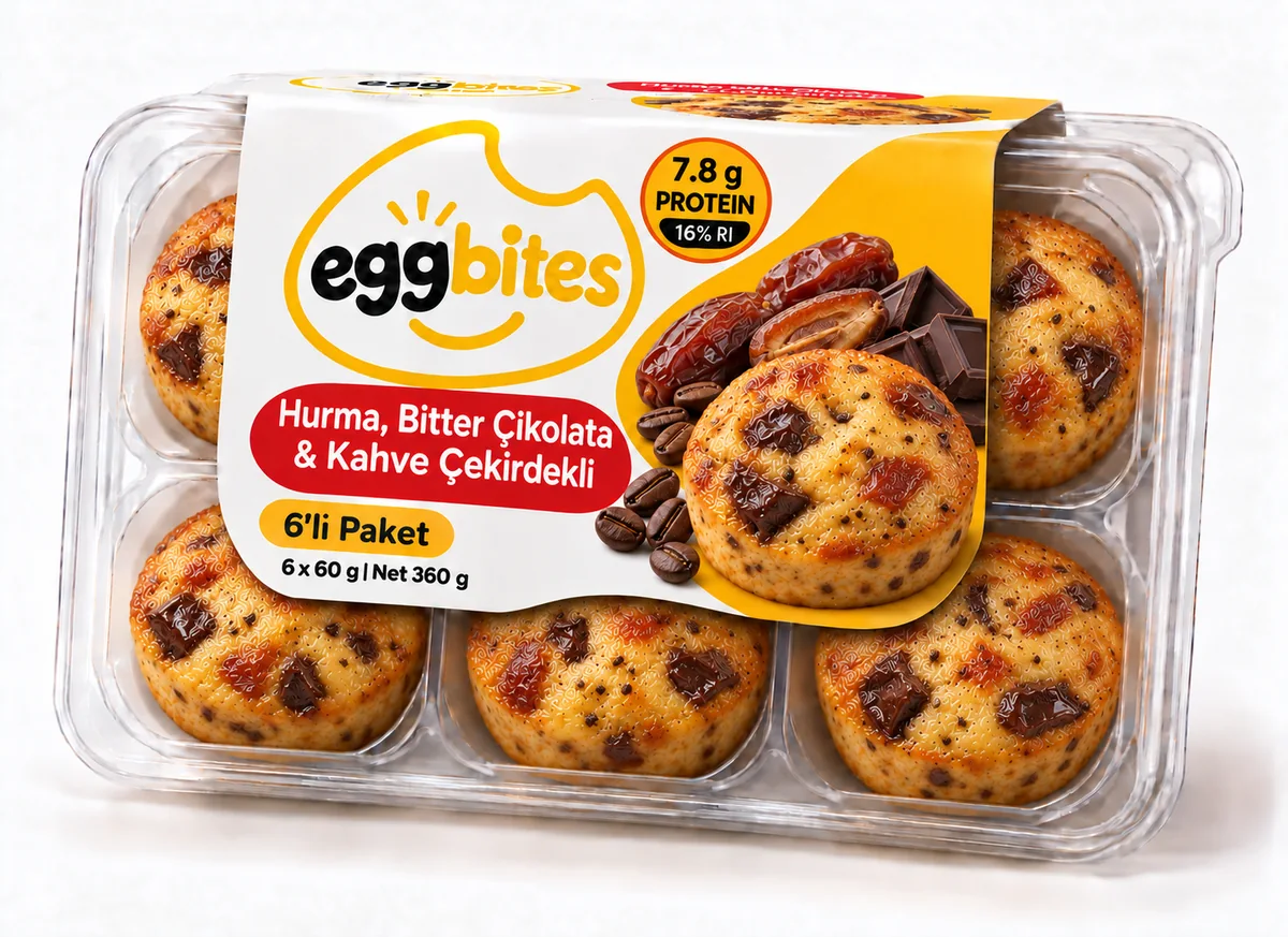 Date, Dark Chocolate & Coffee Egg Bites pack front
